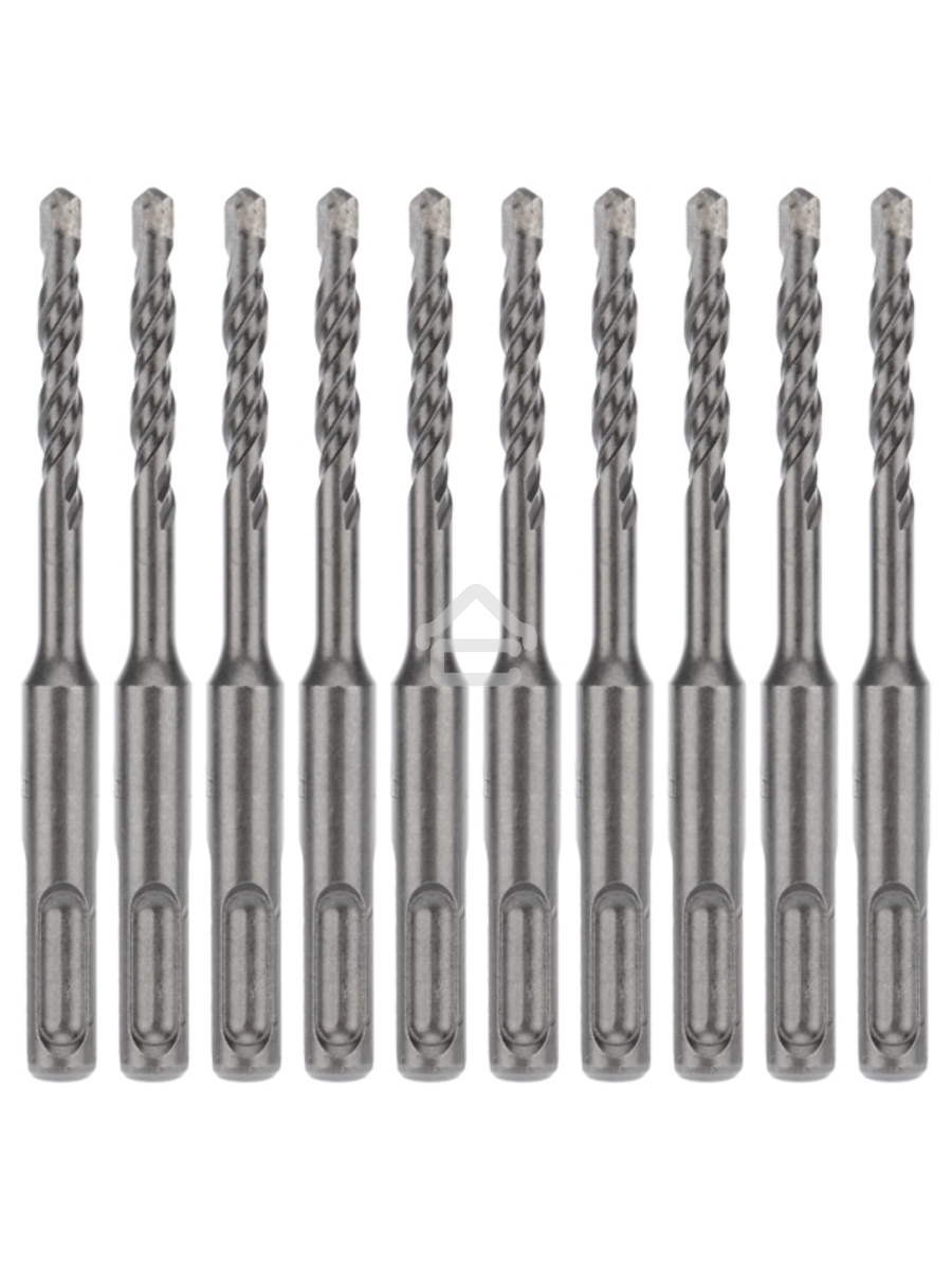 Бур по бетону KRANZ 6x110 мм SDS PLUS (10 шт.) 