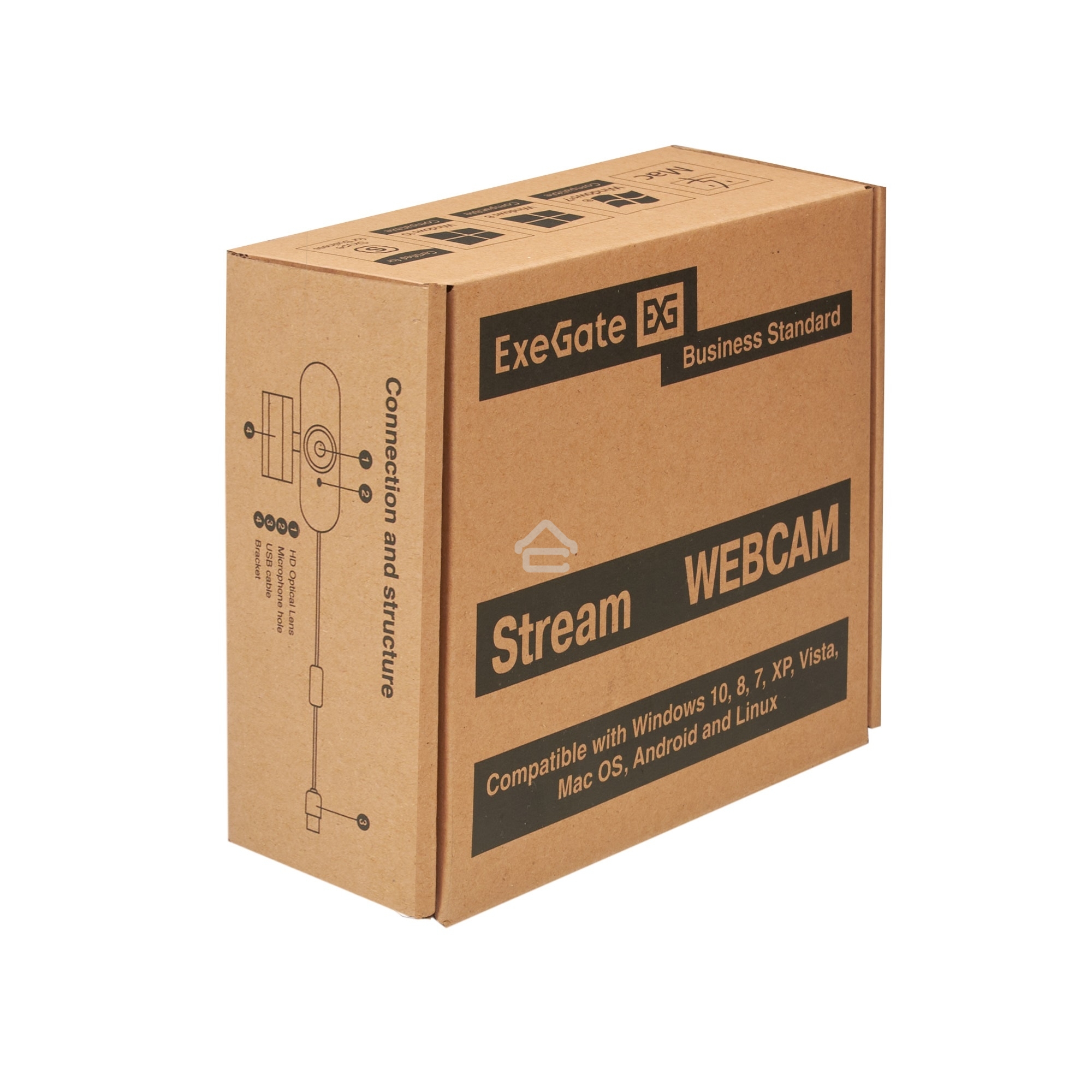 Веб-камера ExeGate Stream C925 Wide FullHD T-Tripod