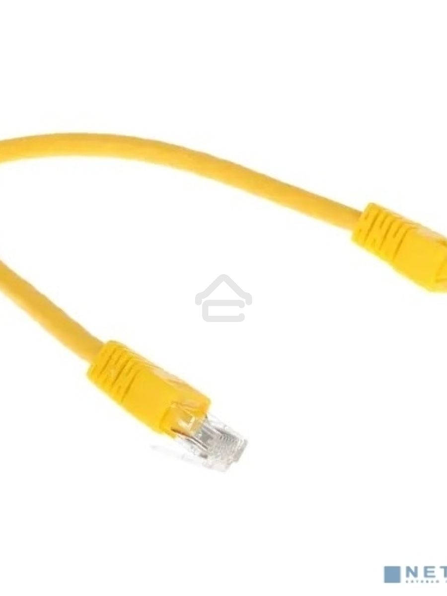 Патч-корд UTP Cablexpert кат.6, 0.25м, литой, многожильный (жёлтый)