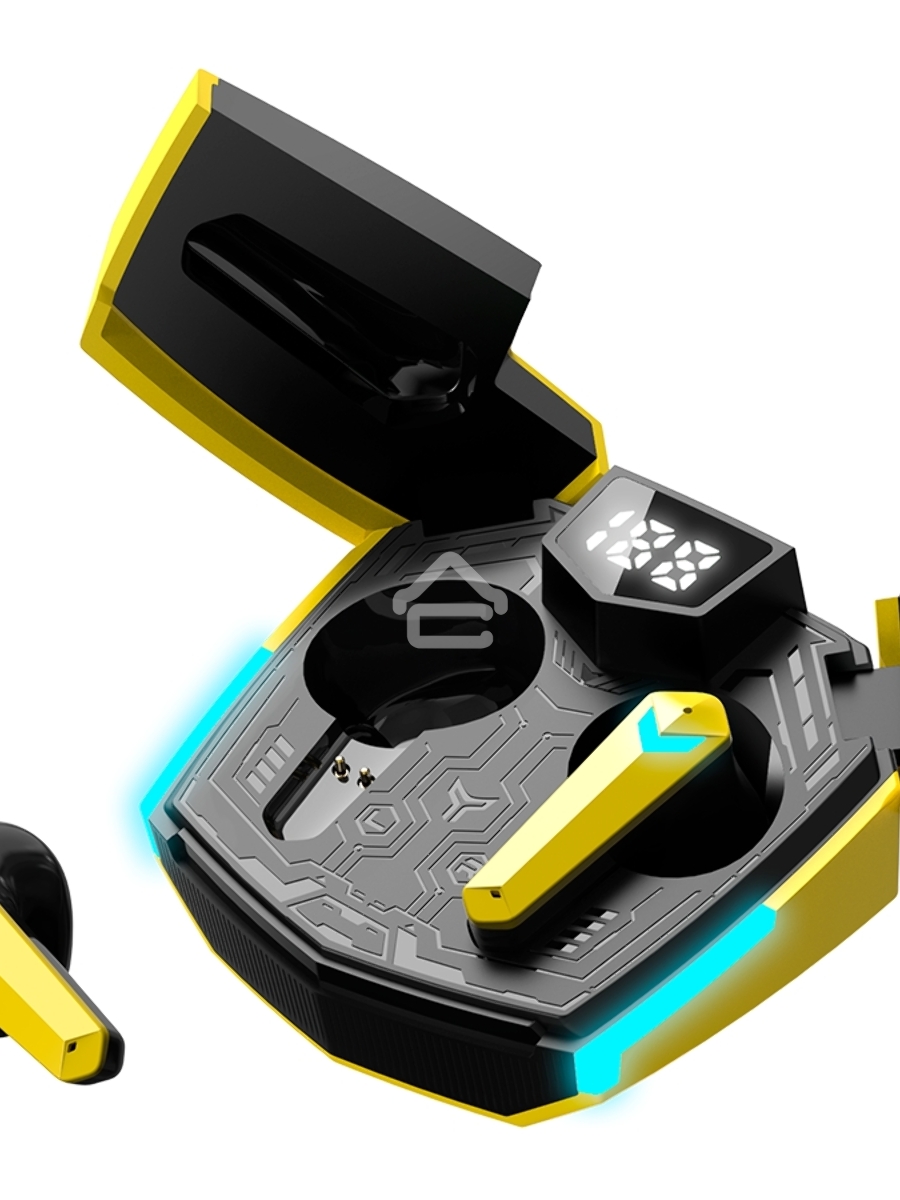 Наушники игровые CANYON headset Doublebee GTWS-2 Gaming Yellow