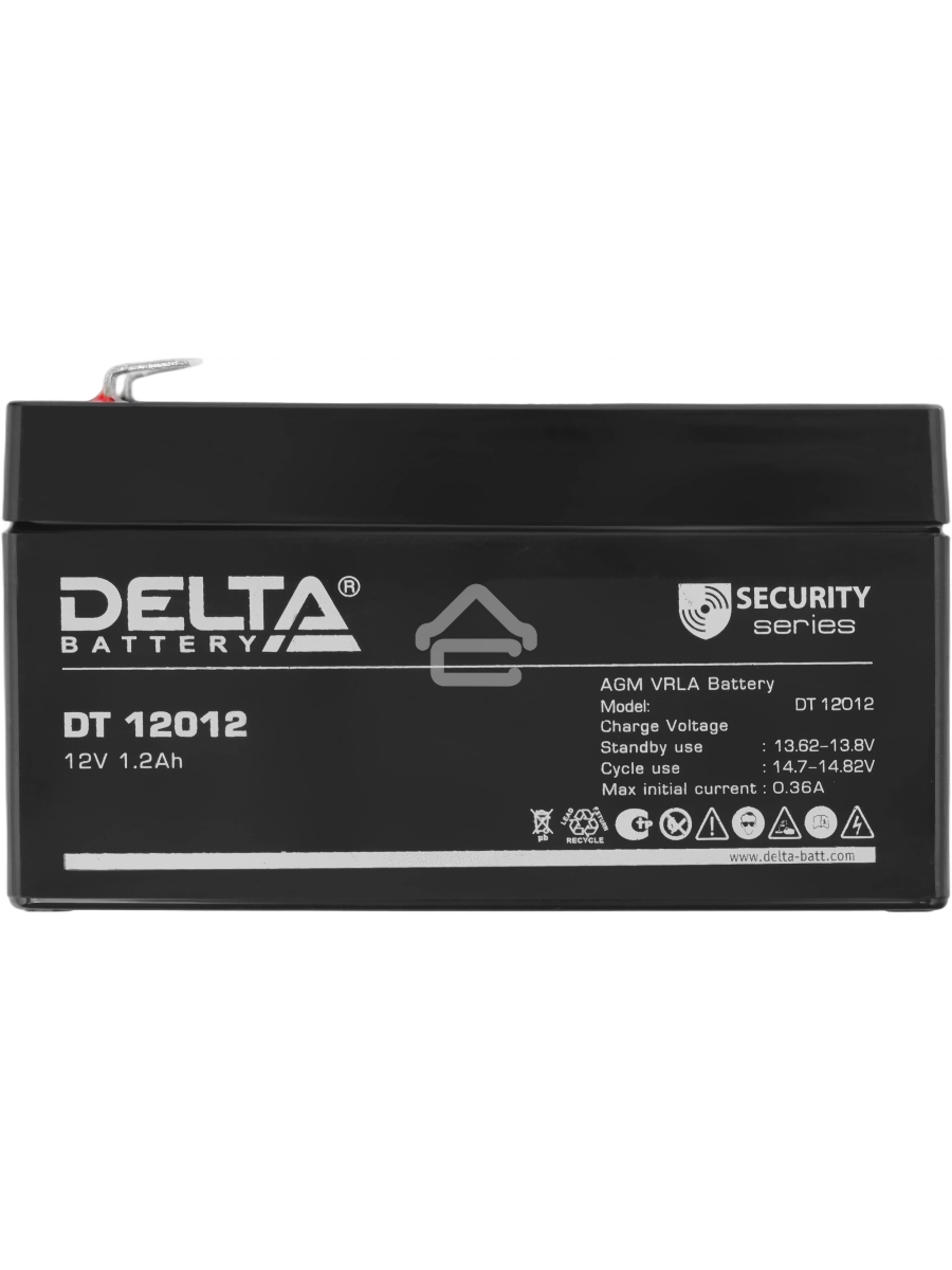Батарея Delta DT 12012 (12V, 1.2Ah)