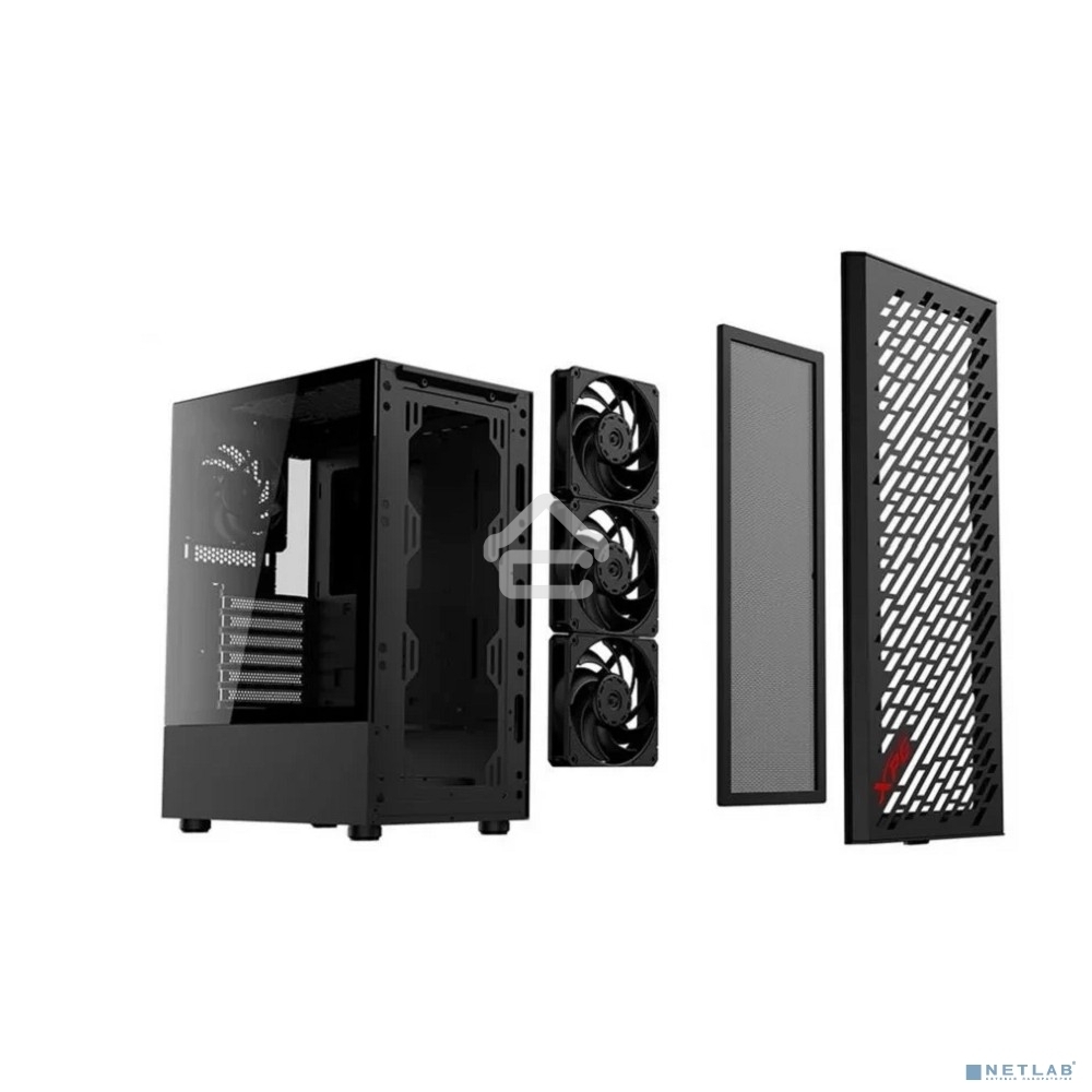 Компьютерный корпус ADATA XPG Valor Air черный Mid-Tower