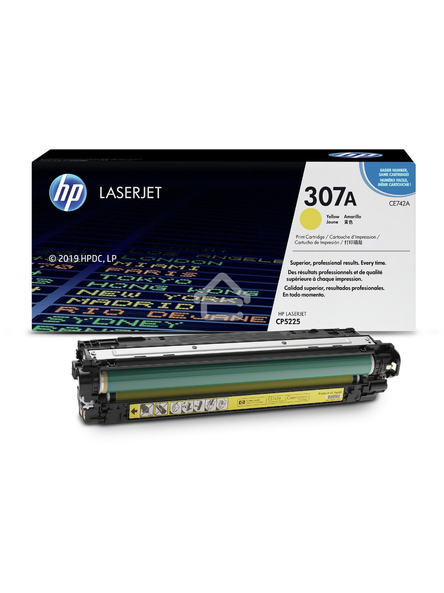 Картридж лазерный HP CE742A желтый Color LJ CP5225 (7300стр.)