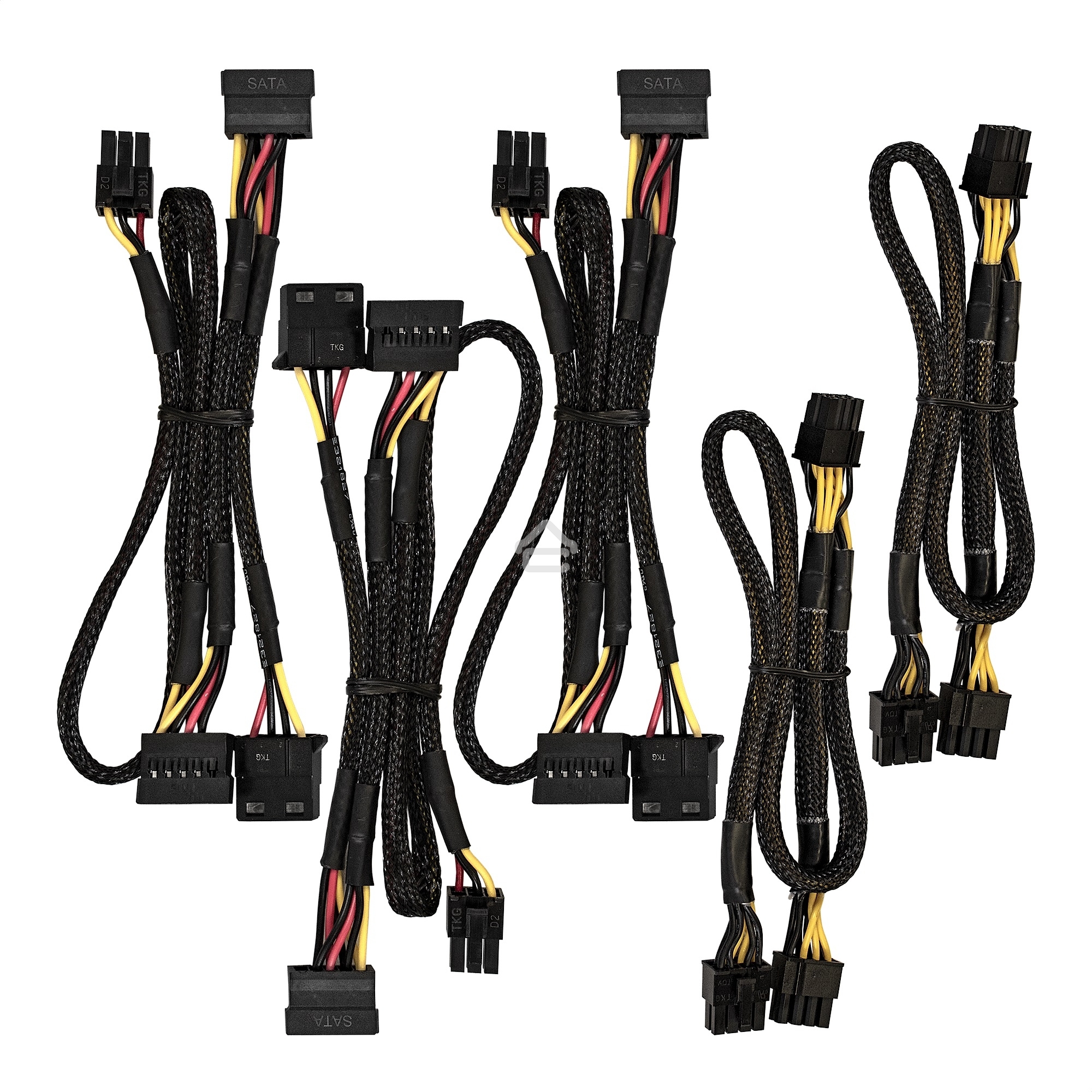 Блок питания ExeGate Gaming Standard 1000PGS RTL (EX285976RUS), 1000Вт, 140мм, модульный, черный