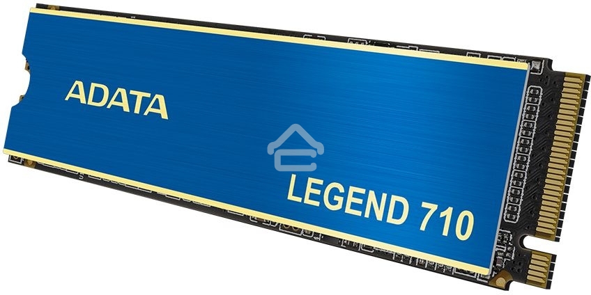Накопитель SSD ADATA LEGEND 710, 1Tb, PCIe 3.0 x4, M.2 2280, NVMe, R/W 2400/1800, с радиатором