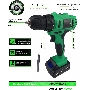 Дрель-шуруповерт Zitrek Greenpower 16-Li 063-4075, Аккумуляторная, 16В, 2 АКБ, Кейс