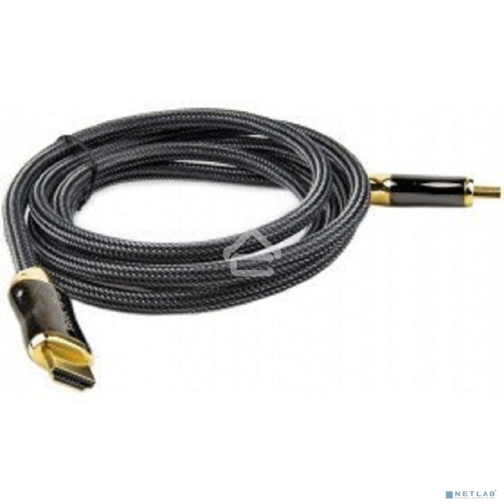 Кабель HDMI 19M/M,ver. 2.1, 8K@60 Hz 2m метал разъемы, нейлоновая оплетка Telecom <TCG300-2M>