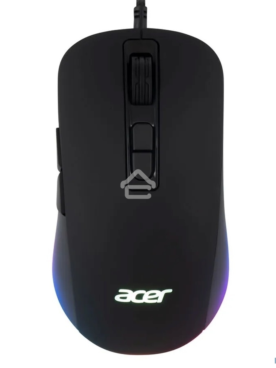 Мышь проводная Acer OMW135 черный, 6400 dpi, USB, кнопки - 7
