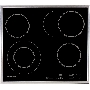 Встраиваемая электрическая панель Samsung NZ64T3516CK/WT, 575x505x55 мм, стеклокерамика, 4 конфорки, рамка - нержавеющая сталь,сенсорное управление, светодиодный LED-дисплей, защита от детей, черный цвет