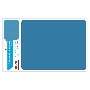 Коврик для мыши BURO BU-CLOTH/blue  матерчатый, синий,  220 х 250 х 4 мм