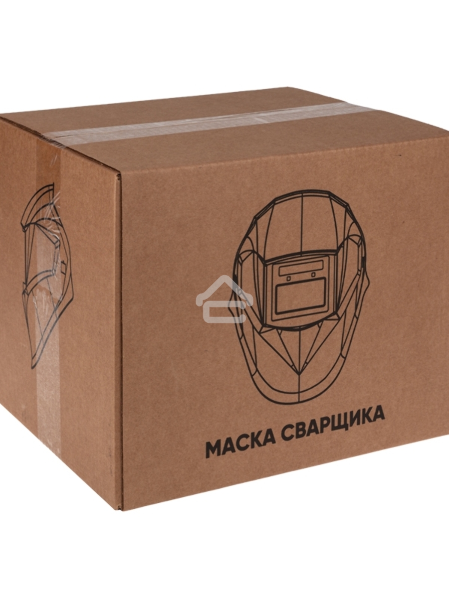 Маска сварщика с черным минеральным стеклом DIN 9 KRANZ 