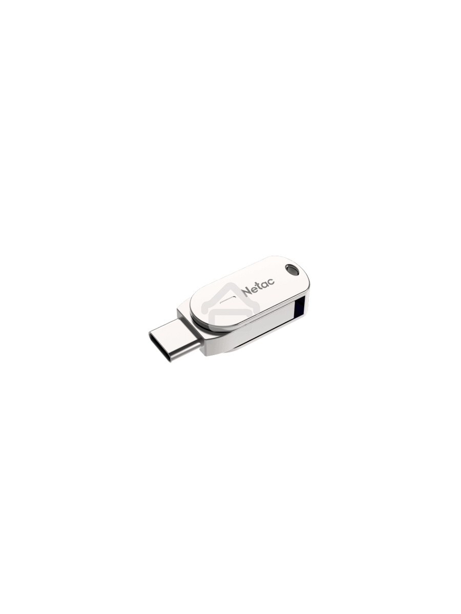 Флеш диск Netac U785 32Gb <NT03U785C-032G-30PN>, USB3.0+TypeC, металлическая