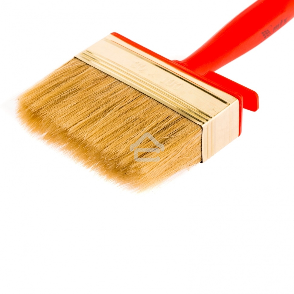 Кисть-ракля MTX 84121 30 х 100 мм, натур. щетина, пластмас. корпус, пластмас. рукоятка