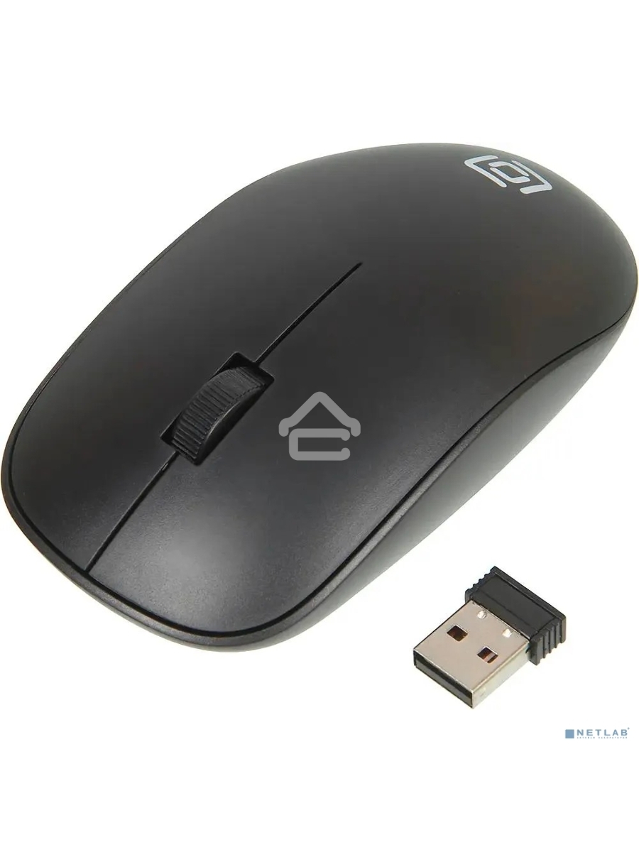 Беспроводной комплект клавиатура + мышь Oklick 230M Black 2.4ГГц Nano Receiver USB