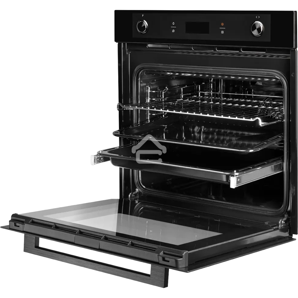 Встраиваемый духовой шкаф Kuppersberg HM 629 Black 60 см, 70 л, 9 режимов, гидролизная очистка, черный