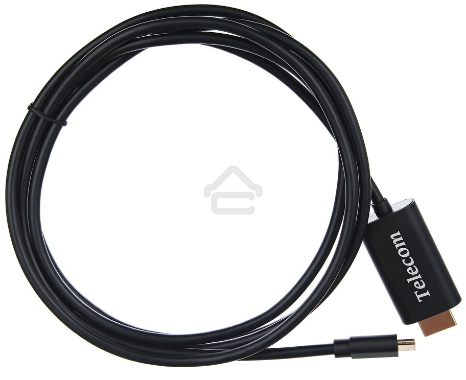 Кабель TelecomUSB3.1 Type-Cm --> HDMI A(m) 4K@30Hz, 1.8m TCC005-1.8M