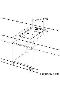 Индукционная варочная панель Bosch PIB375FB1E / Домино, 30 см, индукция, скошенный край