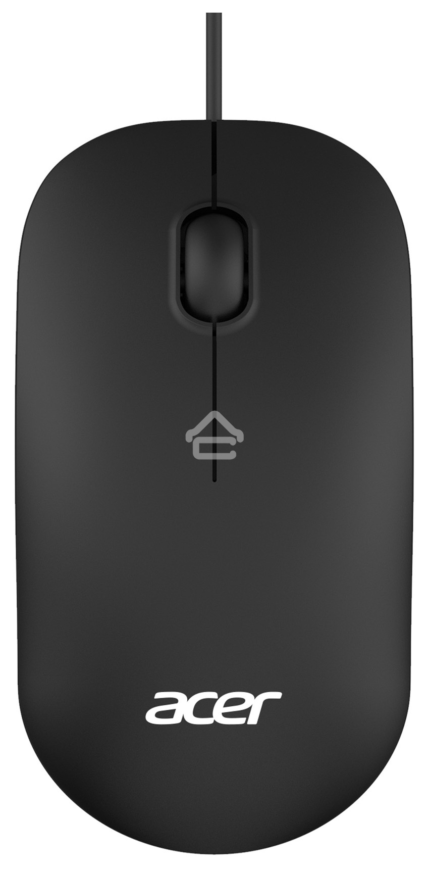 Мышь проводная Acer OMW122 черный, 1200 dpi, USB, кнопки - 3