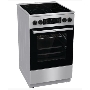 Плита электрическая Gorenje GECS5C70XA серебристый, конфорок 4 электрических, духовка 70 л, 50 см x 85 см x 59.4 см