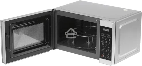 Микроволновая печь Sharp R6800RSL серебристый, 20 л, 800 Вт, переключатели - сенсор
