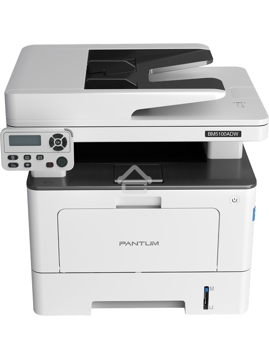 МФУ лазерный Pantum BM5100ADW, A4, ч/б, печ. до 40 стр/мин., скан. до 24 стр/мин., 1200x1200dpi, USB, RJ-45, Wi-Fi