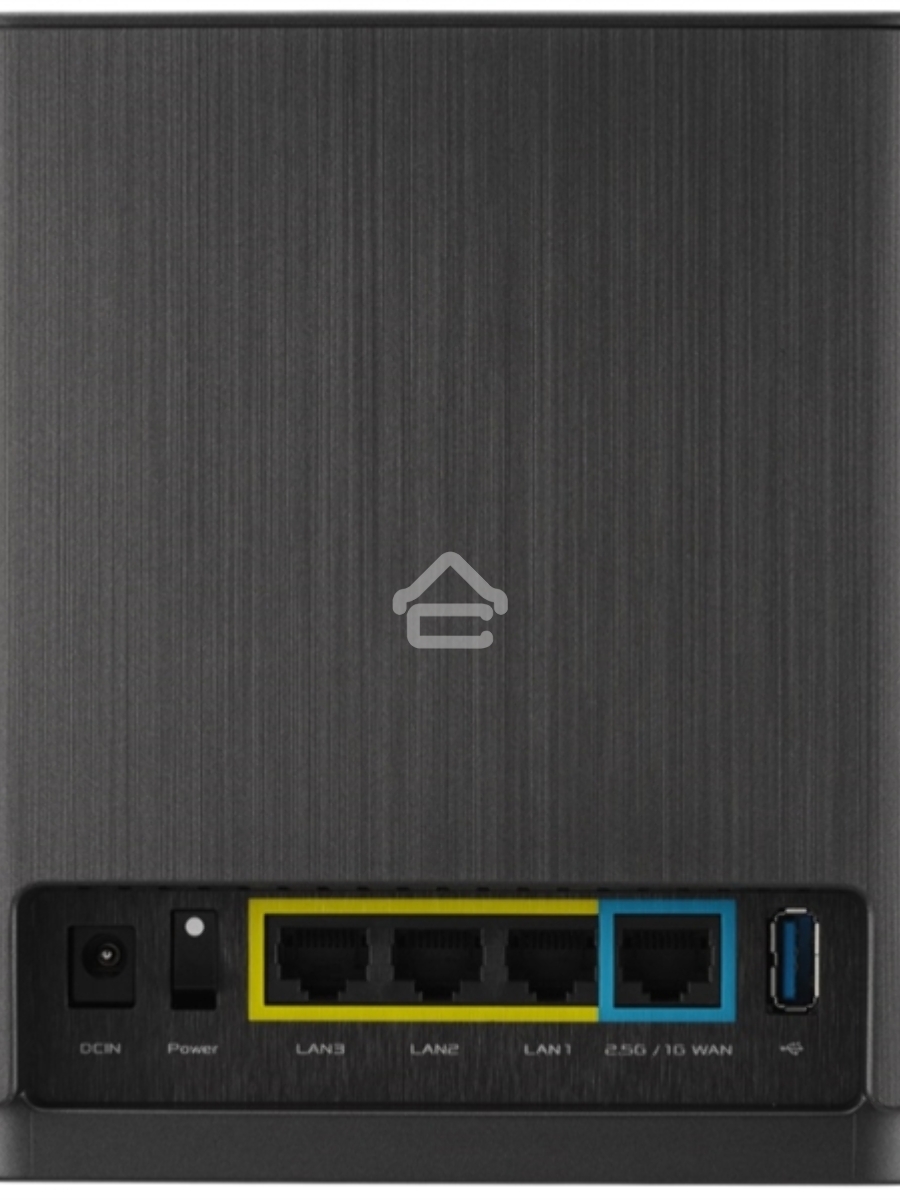 Бесшовный Mesh роутер Asus ZenWiFi AX XT9 черный (90IG0740-MO3B50 )