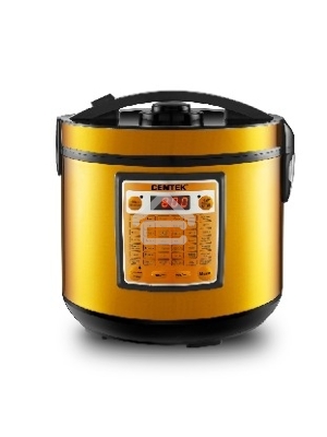 Мультиварка Centek CT-1495 black (ЗОЛОТО)  5.0л, 42 программы + Мультишеф