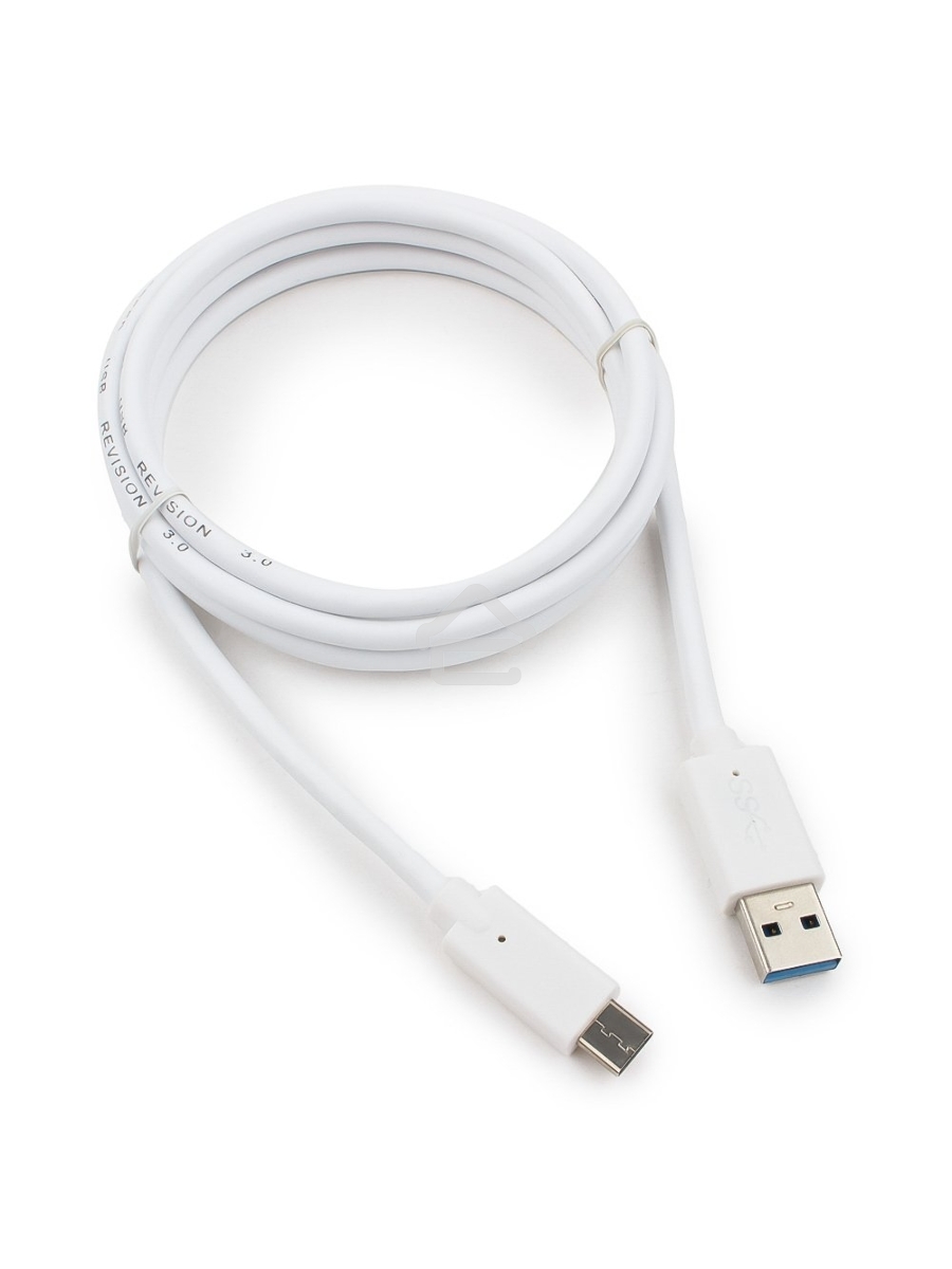 Кабель USB Cablexpert CCP-USB3-AMCM-6-W, USB3.0 AM/USB Type-C, 1.8м, белый, пакет