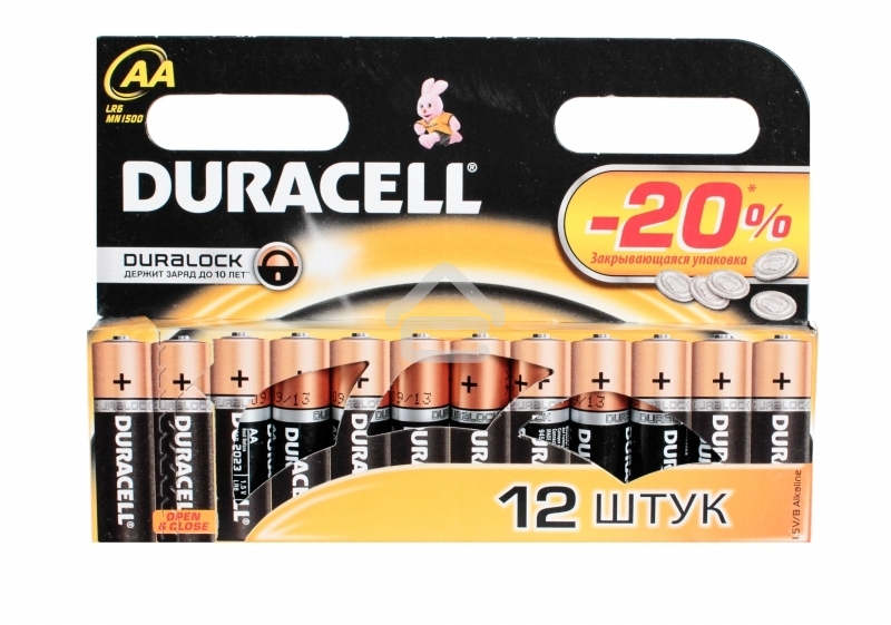 Батарейка DURACELL LR6-12BL BASIC (12 шт. в уп-ке)