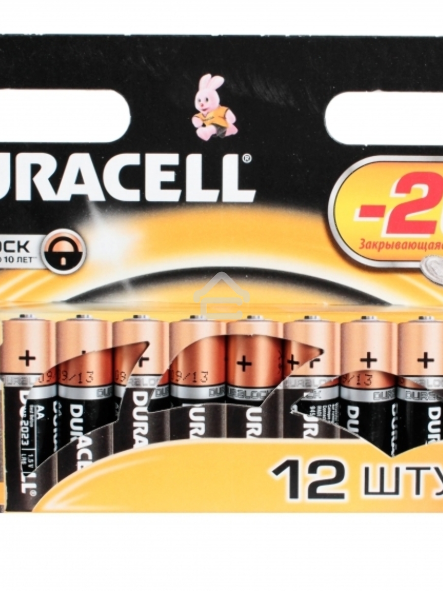 Батарейка DURACELL LR6-12BL BASIC (12 шт. в уп-ке)