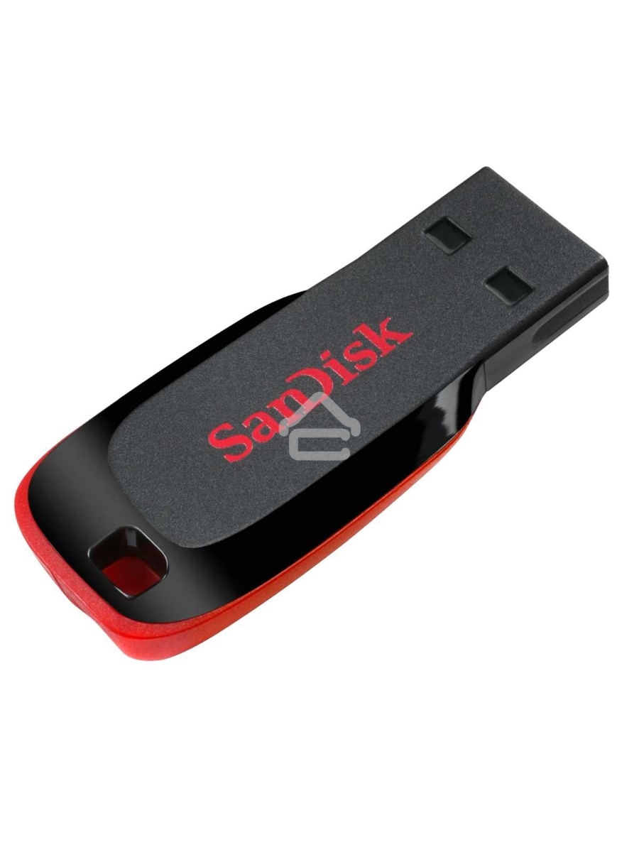 Флеш диск Sandisk 32Gb Cruzer Blade SDCZ50-032G-B35 USB2.0 черный/красный