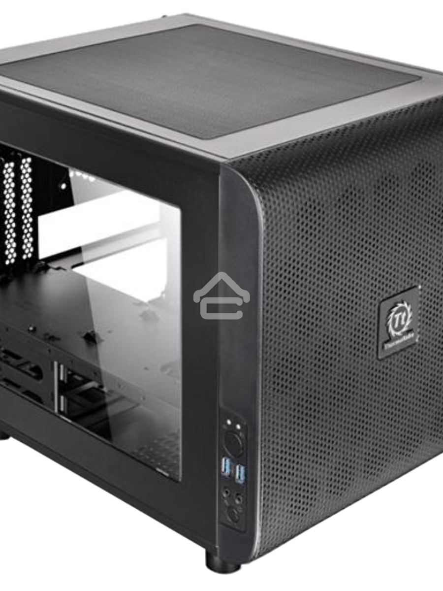 Компьютерный корпус Thermaltake Case Tt Core V21 CA-1D5-00S1WN-00 mATX/ win/ black/ USB3.0/ no PSU