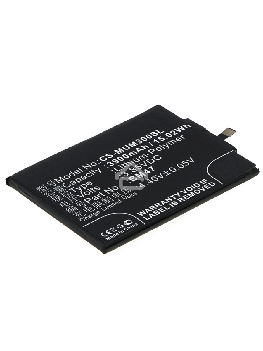 Аккумулятор CS-MUM300SL (BM47) для Xiaomi Redmi 3 3.85V / 3900mAh / 15.02Wh