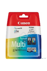 Картридж струйный Canon PG-440/CL-441 5219B005 черный/трехцветный x2уп. для Canon MG2140/MG3140 (180стр.)