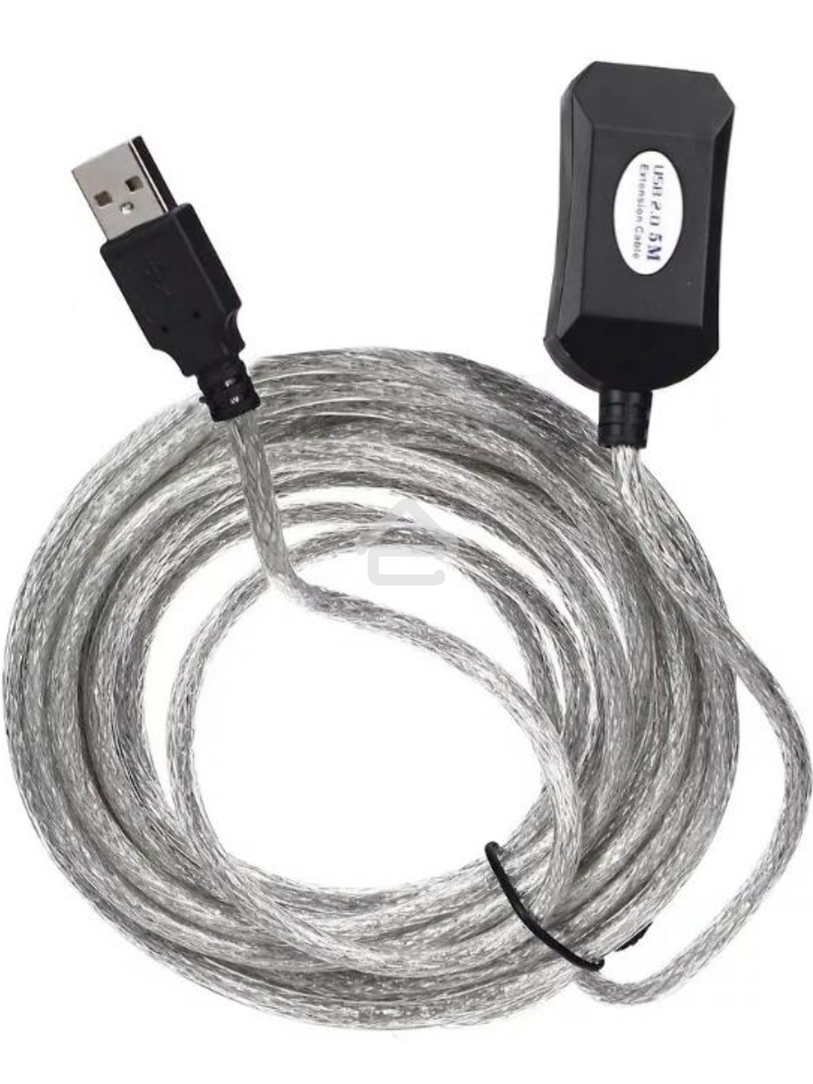 Кабель Aopen/Qust Кабель-адаптер USB2.0-repeater, удлинительный активный <Am-->Af> 5м (ACU823-5M) 6938510851314