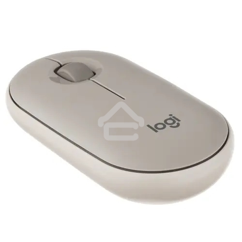 Мышь беспроводная Logitech Pebble M350 серый, 1000 dpi, радиоканал, Bluetooth, USB, кнопки - 3