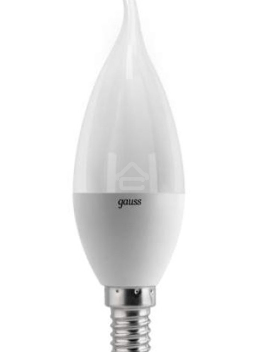 Лампа светодиодная GAUSS 104101107LED Candle tailed E14 6.5W 2700K