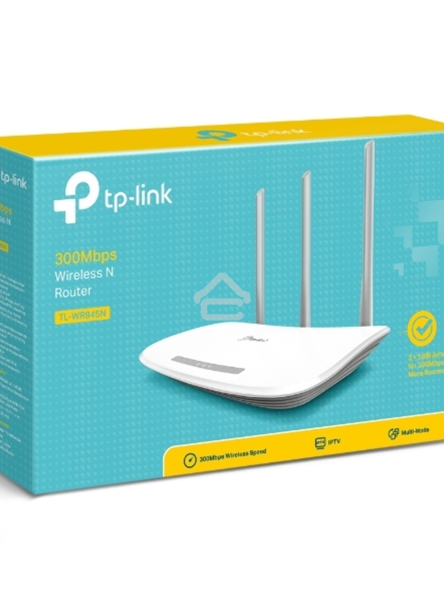 Маршрутизатор беспроводной TP-Link TL-WR845N N300 10/100BASE-TX белый