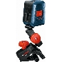 Лазерный нивелир Bosch GLL 2+MM 2 (0601063A01)   лазерный крест дальность:10м  ± 0,5мм/м