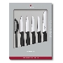 Набор ножей кухон. Victorinox Swiss Classic Kitchen (6.7113.6G) компл.:6шт черный подар.коробка