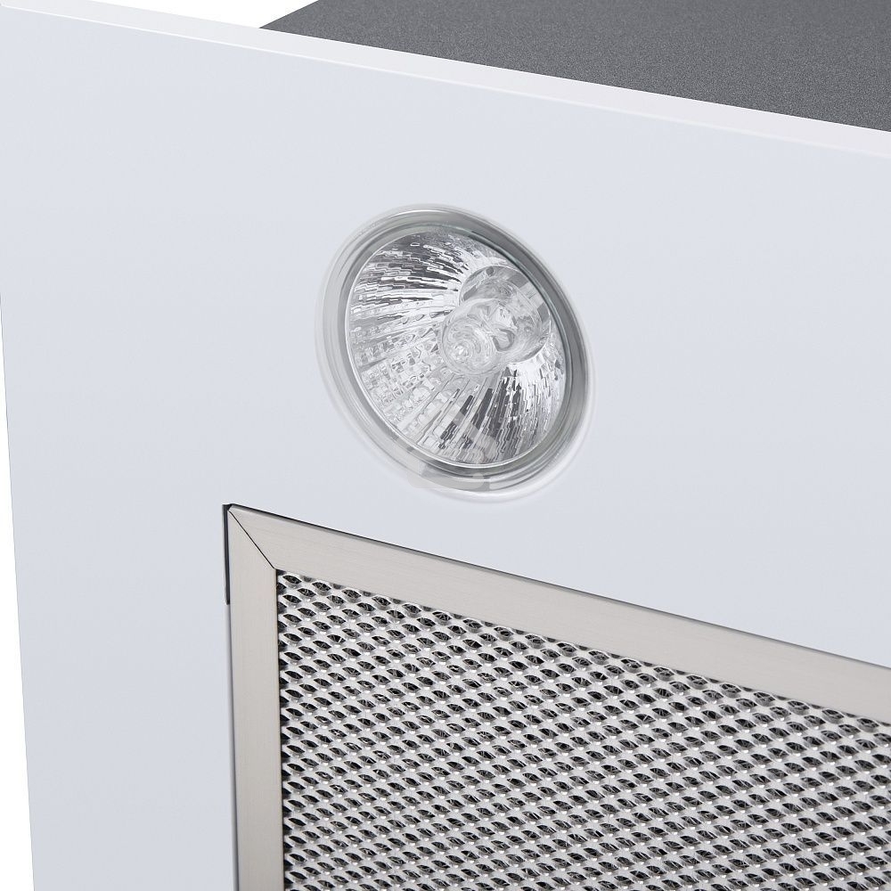 Вытяжка встраиваемая Maunfeld Crosby Light (C) 60 белый, 60 см, 850 куб. м/ч, 48 дБ