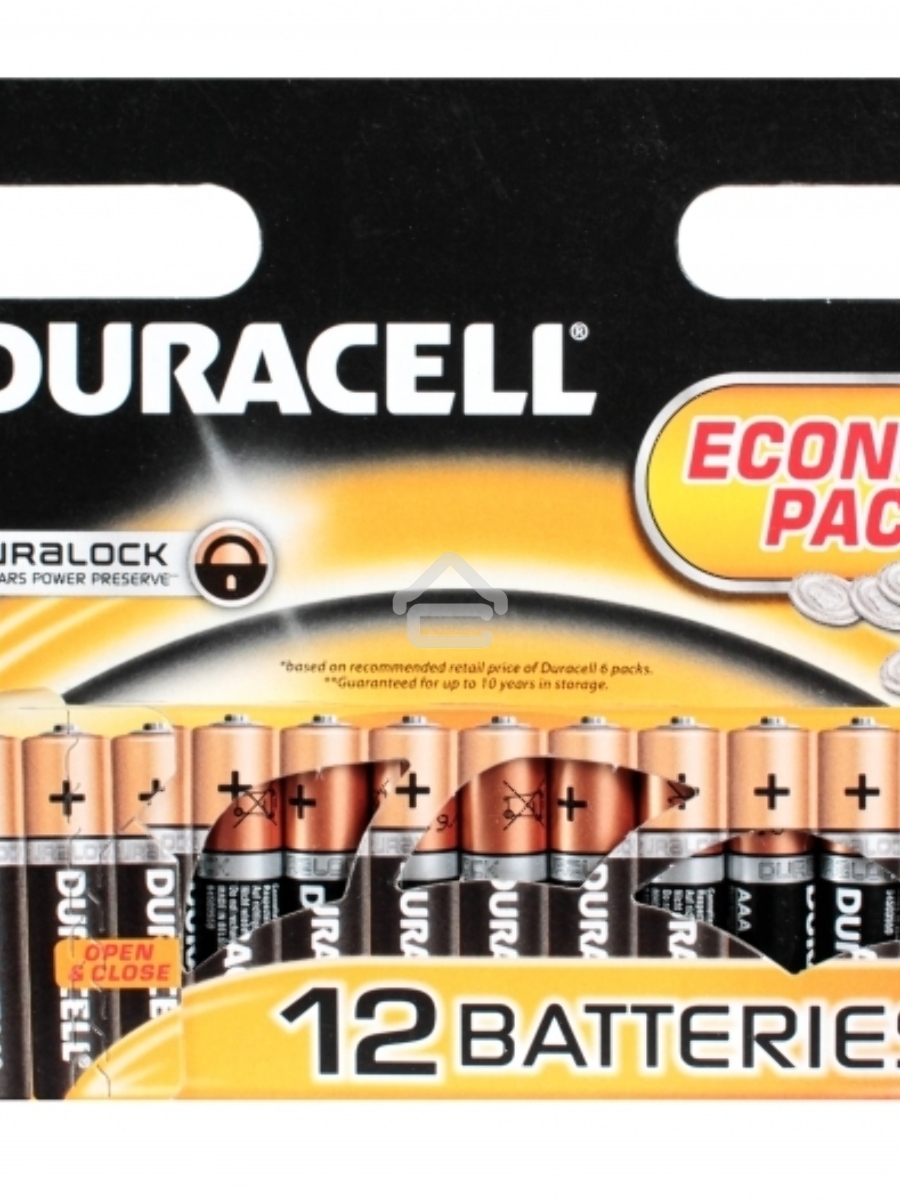 Батарейка Duracell LR03-12BL BASIC AAA (12 шт. в уп-ке)