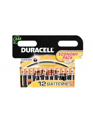 Батарейка Duracell LR03-12BL BASIC AAA (12 шт. в уп-ке)