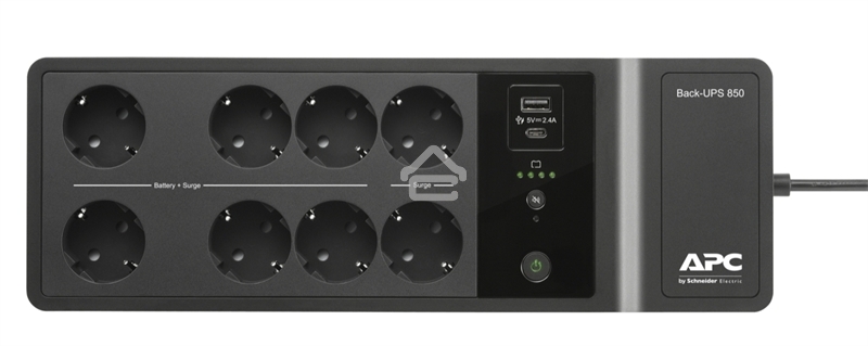 Источник бесперебойного питания APC Back-UPS ES 850VA/520W