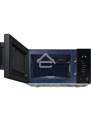 Микроволновая печь Samsung MG23T5018AK/BW черный, 23 л, 800 Вт, переключатели - сенсор