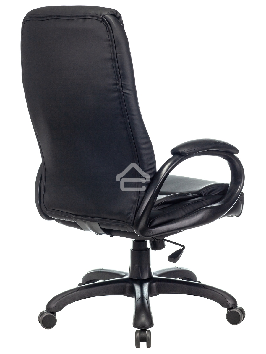 Кресло руководителя Бюрократ CH-S840N/BLACK черный, эко.кожа, крестов. пластик