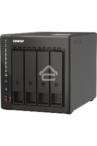 Сетевое хранилище SMB QNAP TS-453E-8G NAS, 4-tray w/o HDD. 2xHDMI-port. 4-core Celeron J6412 2-2.6 GHz, 8GB DDR,  2x2.5Gb LAN, 2 x M.2 2280 PCIe Gen 3 x2, 2x USB 3.2 Gen 2 (10Gbps) Port, 2x USB 2.0 port