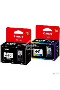 Картридж струйный Canon PG-440/CL-441 5219B005 черный/трехцветный x2уп. для Canon MG2140/MG3140 (180стр.)