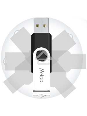 Флеш диск Netac U505 8Gb <NT03U505N-008G-20BK>, USB2.0