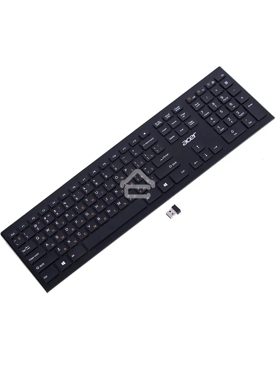 Клавиатура Acer OKR010 беспроводная, USB, Радиоканал, черный
